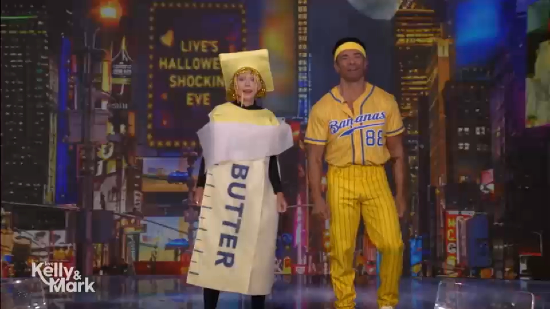 Kelly Ripa and Mark Consuelos transform into pop culture icons for annual Halloween show
       — ABC7 Chicago (WLS-TV)