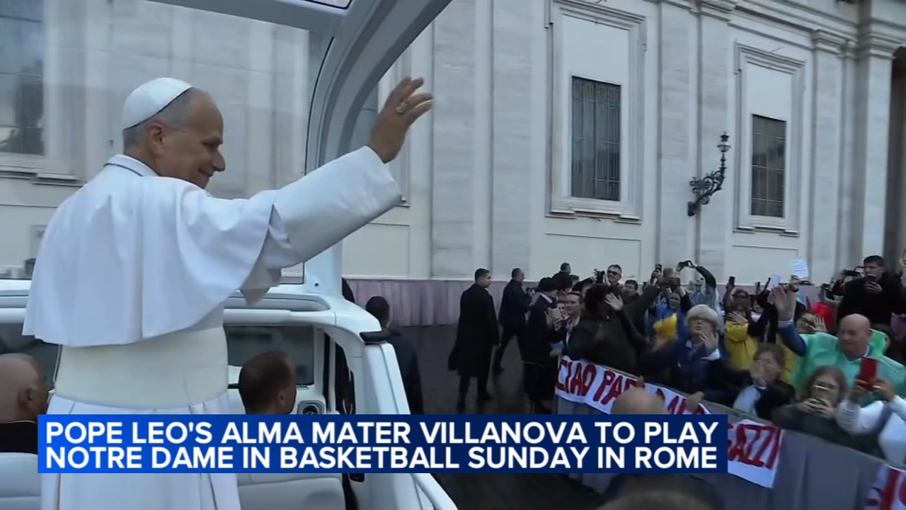 Pope Leo tells Villanova and Notre Dame basketball teams he is neutral. Prevost has other ideas
       — Elmhurst Sports news