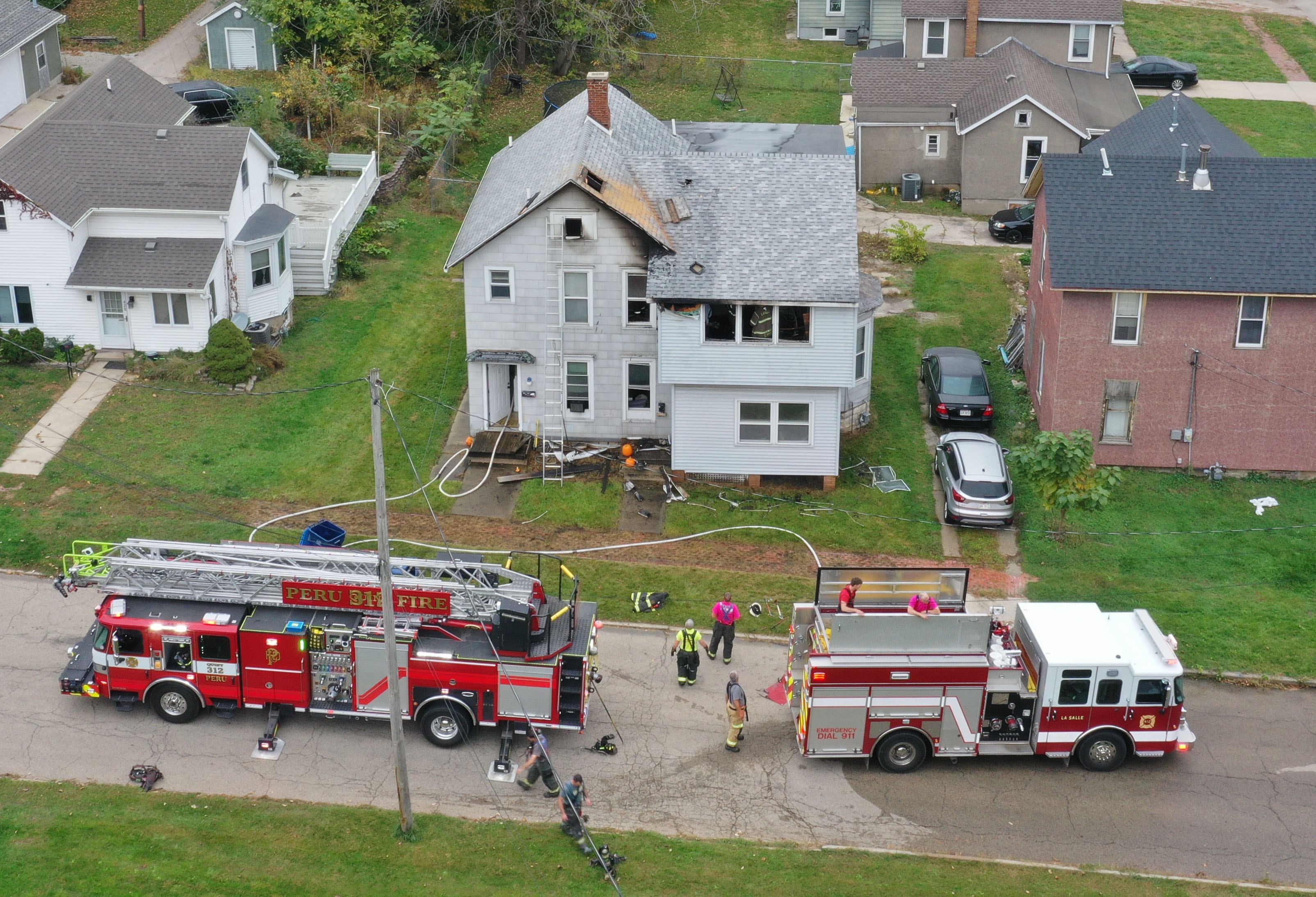 Photos: Firefighters respond to structure fire in La Salle — Shaw Local News Network